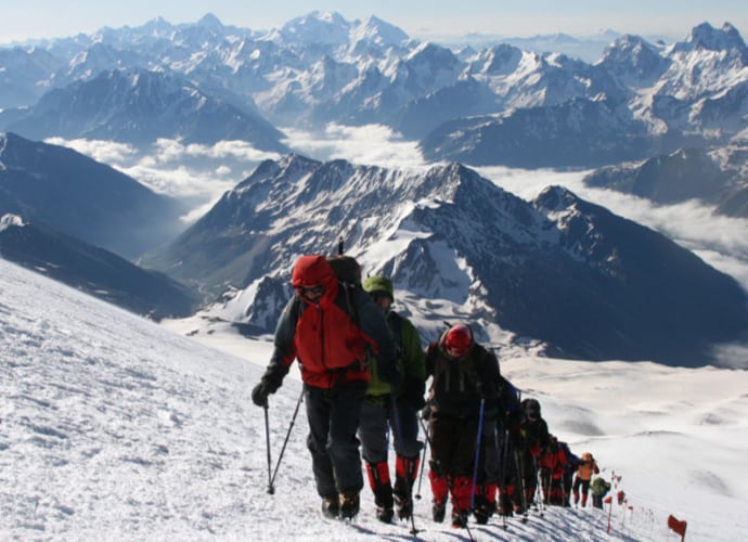Mt Elbrus Climbers 
